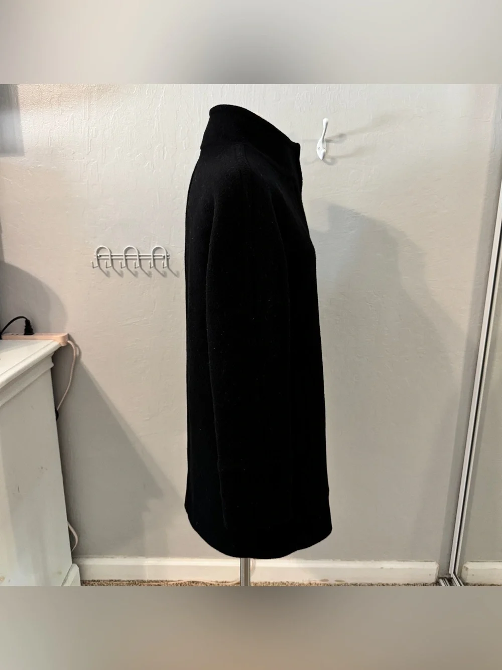 J. Crew Black Wool Coat